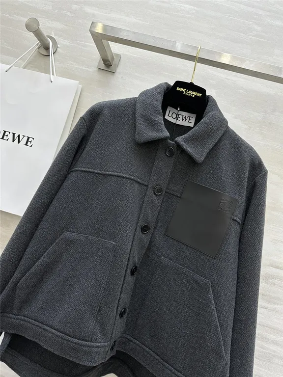 Loewe wool lapel coat